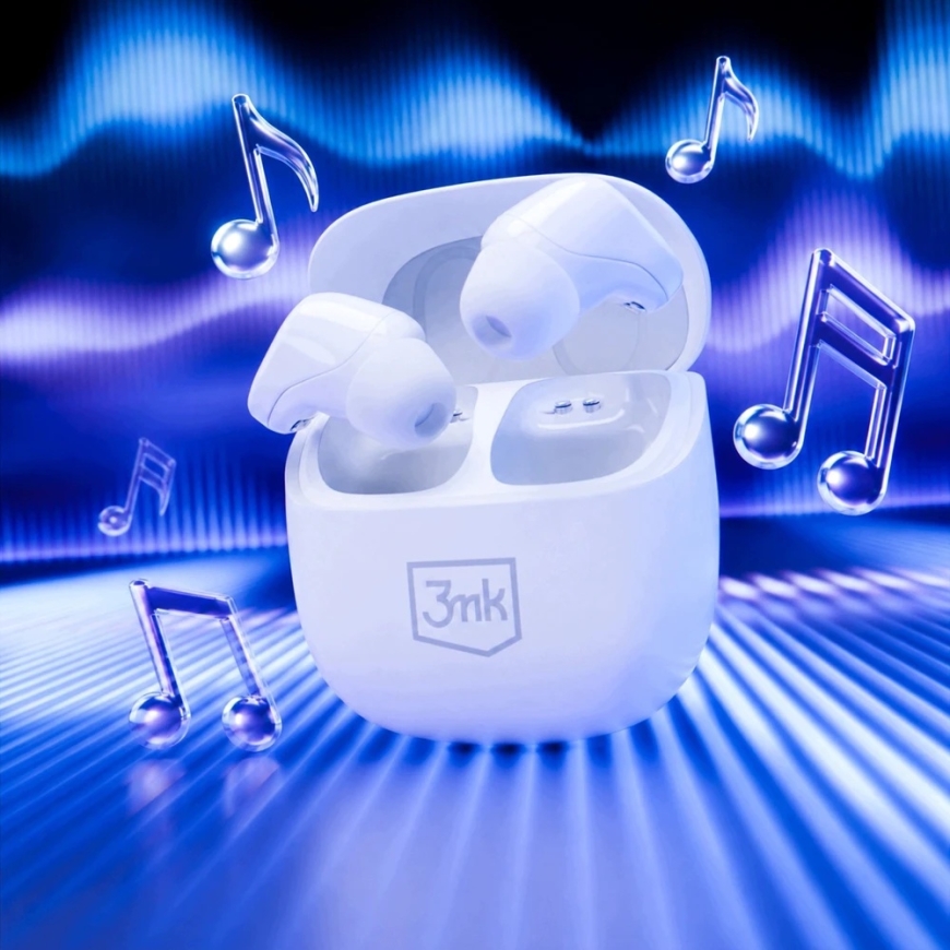 3mk BlitzBuds BT 6.0 austiņas baltas – 3