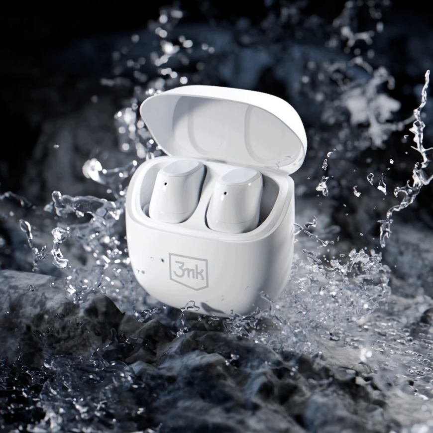 Ausinės 3mk BlitzBuds BT 6.0 balta – 4