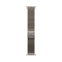 Apple 49mm Natural Titanium Milanese Loop Large