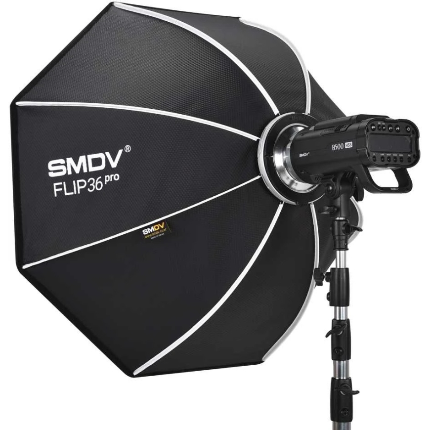 Valaistuslaite - SMDV Speedbox Flip36 PRO 90cm kahdeksankulmainen softbox