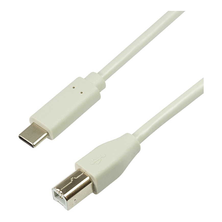 LogiLink CU0161 USB kabelis USB 2.0 2 m USB C USB B 0,48 Gbit/s Pilka