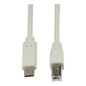 LogiLink CU0161 USB кабель USB 2.0 2 m USB C USB B 0,48 Gbit/s Серый