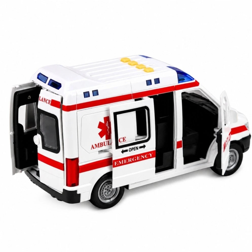 Lean Toys Kiirabi auto 1:10 – 5