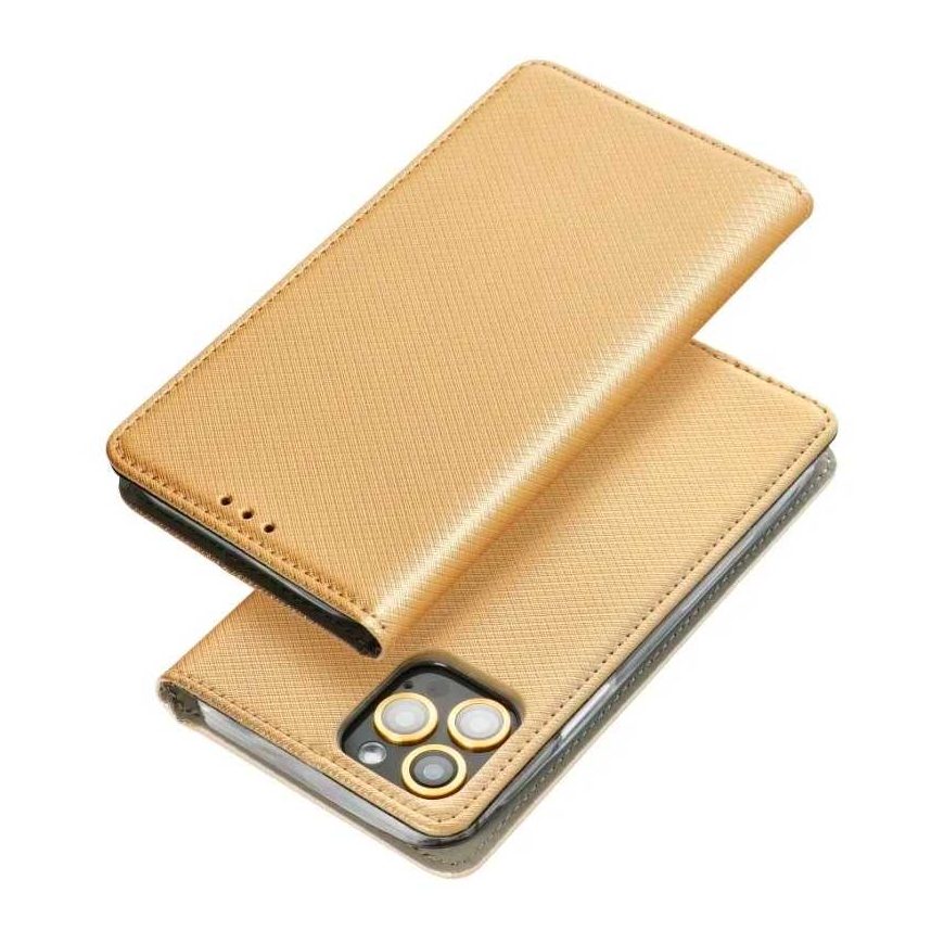 Riff Magnetic book case for Xiaomi Redmi Note 11 / Note 11S Gold – 4