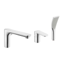 INVENA 3- HOLE BATH TUB MIXER SIROS CHROME INVENA 3- HOLE BATH TUB MIXER SIROS CHROME