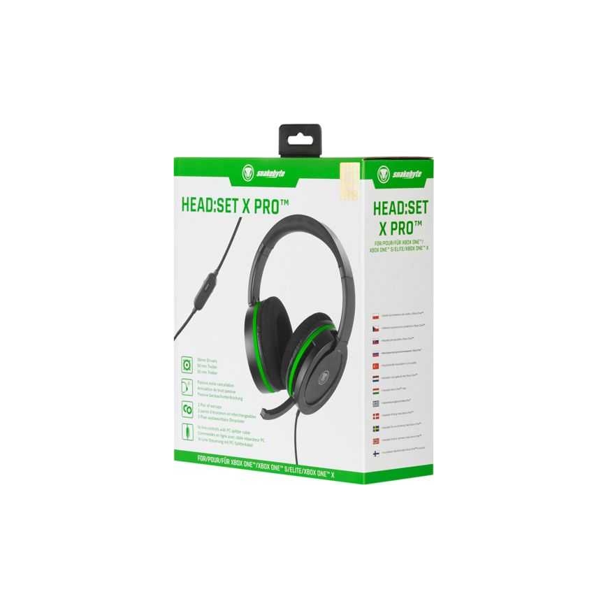 Snakebyte Head:Set X Pro Black/ Green – 2
