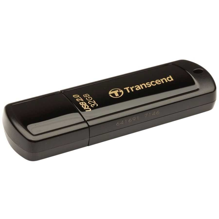 Transcend 32GB JetFlash 350 USB 2.0 Melns