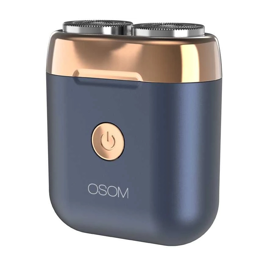 Mini juuste lõikur-kihnuülem OSOM Dual Blade Rotary Shaver OSOM02970, sinine värv – 2