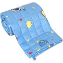 Rebel PREMIUM cotton weighted blanket, sensory blanket for children, 100x150 cm, 3kg, space