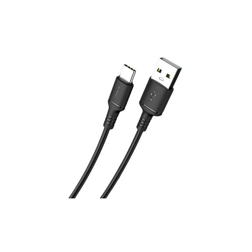 iKaku KSC-283 USB-A:sta Type-C:hen 1m Musta