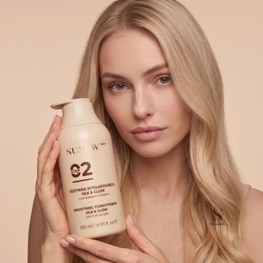 SunewMed+ Silk & Glow smoothing conditioner with a complex of 5 oils 500ml – 4