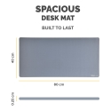 Fellowes Computer Desk Mat with Non-Slip Base Breyta Desk Mat with Antibacterial Protection Marine