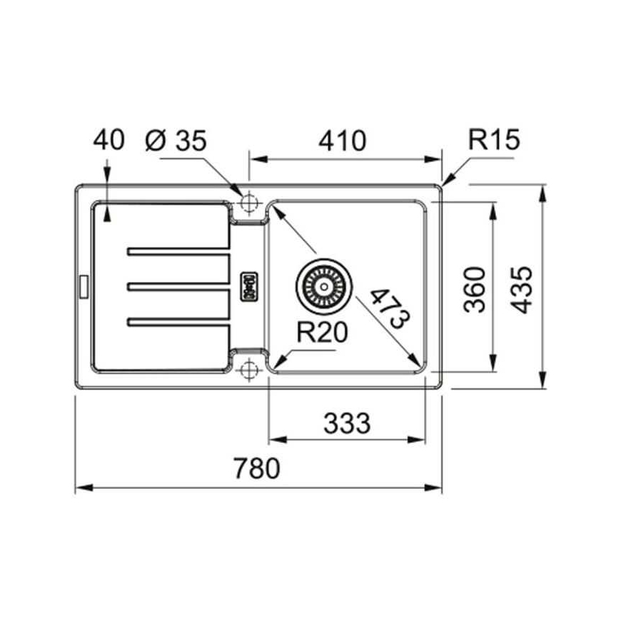Franke Strata STG 614-78 (114.0723.986) – 2