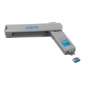 LogiLink AU0052 portin lukitsin USB Type-C Sininen, Harmaa 1 kpl LogiLink AU0052 portin lukitsin USB Type-C Sininen, Harmaa 1 kpl