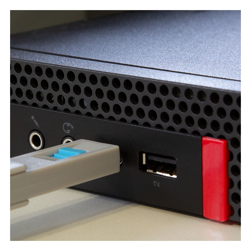 LogiLink AU0052 portin lukitsin USB Type-C Sininen, Harmaa 1 kpl – 3