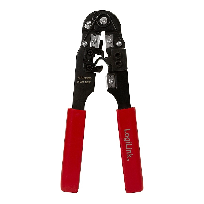 LogiLink WZ0004 johtopihdit Puristustyökalu Musta, Punainen – 3