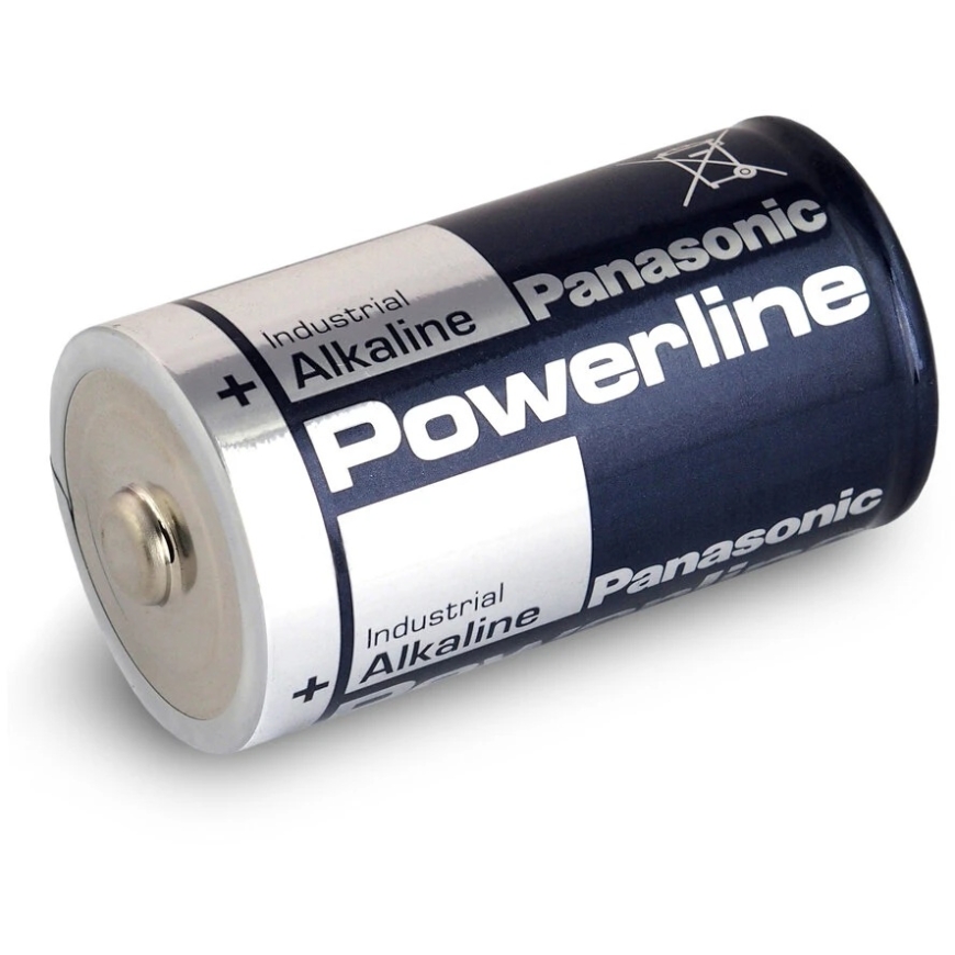 Baterija - Panasonic LR14 Alkaline 1.5V Industrial 80-Pack Juoda – 3