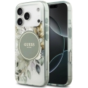 Guess IML Flower & Tonal Circle MagSafe Case for iPhone 18 Pro / 17 Pro green Guess IML Flower & Tonal Circle MagSafe Case for iPhone 18 Pro / 17 Pro green