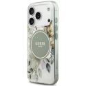 Guess IML Flower & Tonal Circle MagSafe korpus iPhone 18 Pro / 17 Pro roheline Guess IML Flower & Tonal Circle MagSafe korpus iPhone 18 Pro / 17 Pro roheline