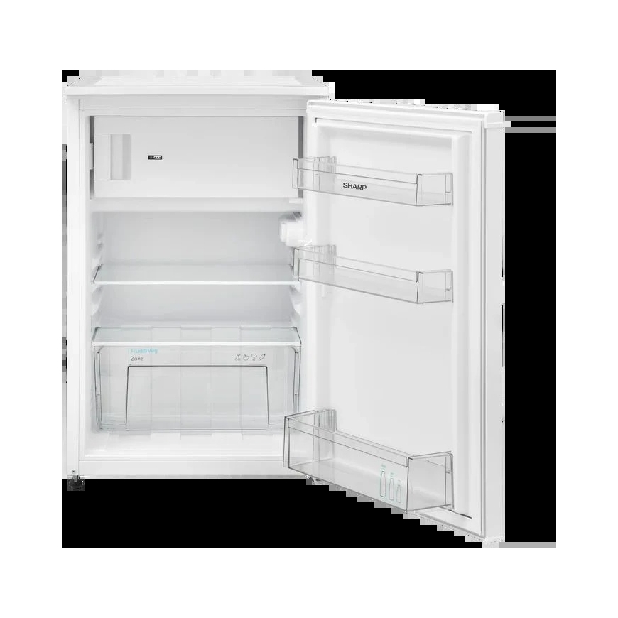 SHARP SJ-UD121T2W-EU Jääkaappi pakastimella