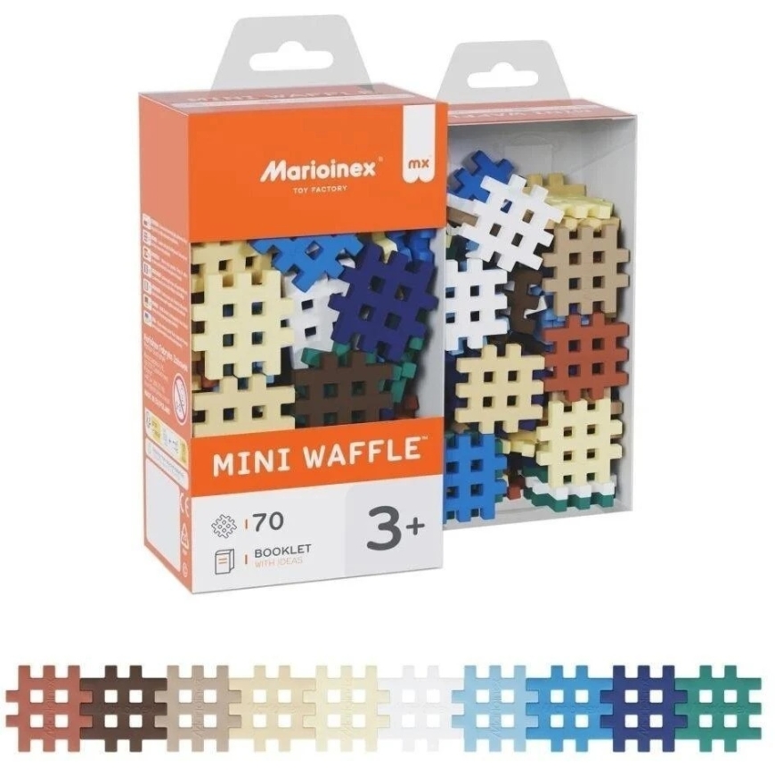 Loomingulised mini vahvli ehitusplokid 70 elementi Marioinex 909041