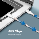 LogiLink CU0343 USB kabelis USB 2.0 0,5 m USB C 0,48 Gbit/s 60 W Rožinė LogiLink CU0343 USB kabelis USB 2.0 0,5 m USB C 0,48 Gbit/s 60 W Rožinė