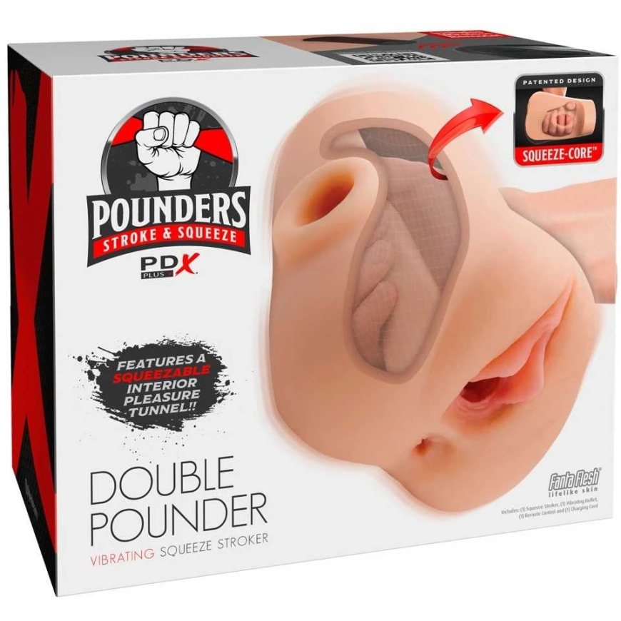 Pipedream PDX PLUS Divkāršais Rūkojošais Vibrējošais Stimulators
