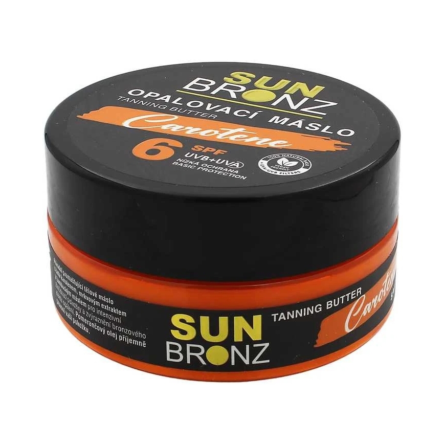 Vivaco Sun Bronz Carotene Tanning Butter SPF 6 päevitust soodustav kehavõi, 150 ml
