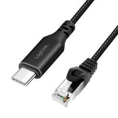 LogiLink CU0410 сетевой кабель Черный 1 m Cat6 S/FTP (S-STP) Круглый