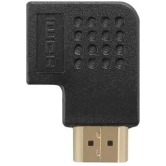 Qoltec 50529 90 laipsnių HDMI - HDMI adapteris