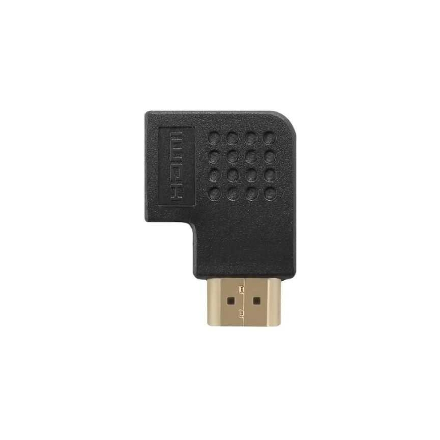 Qoltec 50529 90-kraadine HDMI - HDMI adapter