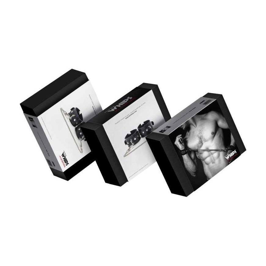 Whips Collections Leather Wrist Cuffs BDSM Bondage for Men – 3