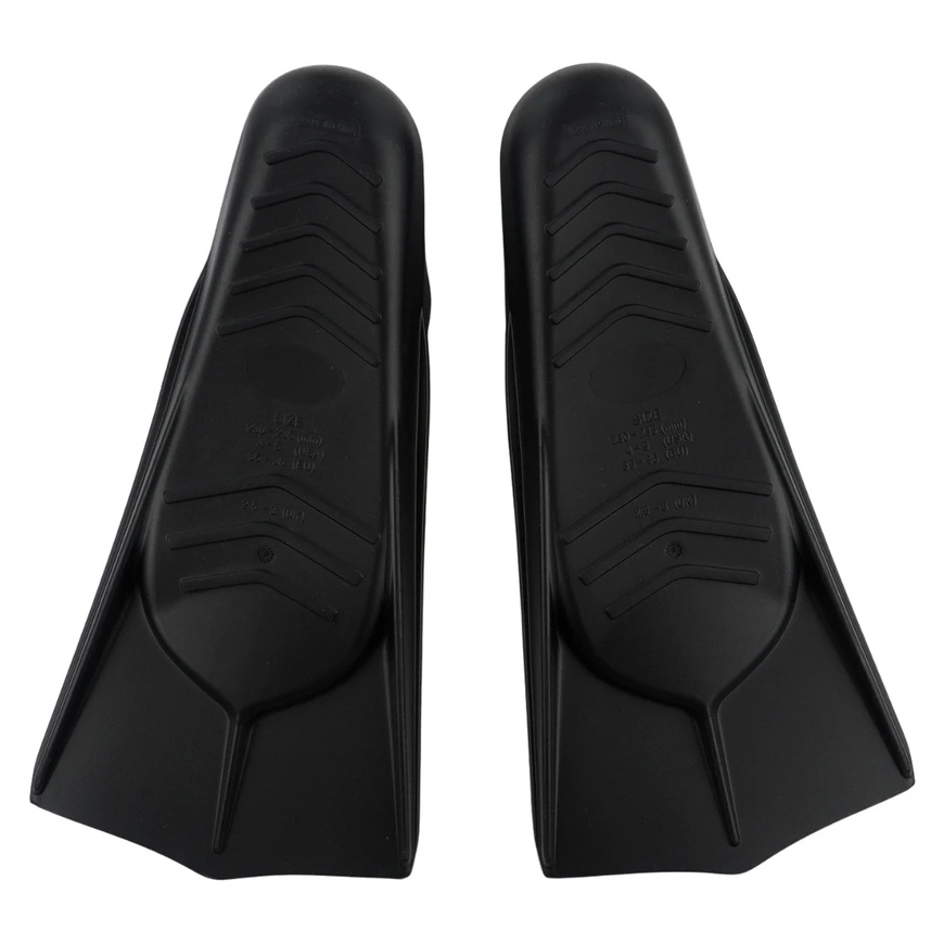 Crowell Pool Training Fins Black JR (39-40) – 2
