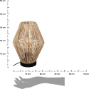 Atmosphera Lamp AISSA galda lampa, augstums 30 cm Atmosphera Lamp AISSA galda lampa, augstums 30 cm