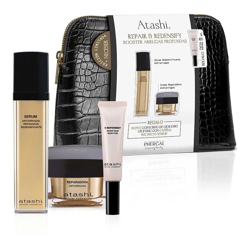 Atashi REPAIR & REDENSIFY ANTI-AGING AND ANTI-WRINKLE RITUAL 5-PIECE SET