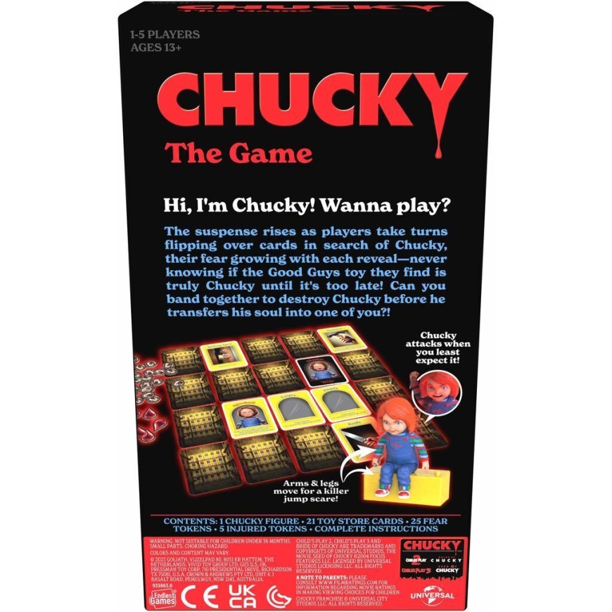 Goliath Chucky the Game kāršu spēle, angļu valodā – 3