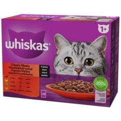Whiskas Взрослый Классический Смешанный Мясной Ужин 12x85г