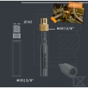 Ruthex Rutex tīrīšanas rīks M10 3/8" vītņu ieliktņiem - 1 gab. Ruthex Rutex tīrīšanas rīks M10 3/8" vītņu ieliktņiem - 1 gab.