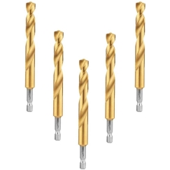 Proedge Metall puur Milwaukee SHOCKWAVE Punane HSS-G Ti HEX 11 mm 5 tk.