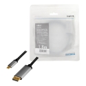 LogiLink CUA0100 cable gender changer DisplayPort USB 3.2 Gen1 Type-C Black, Grey LogiLink CUA0100 cable gender changer DisplayPort USB 3.2 Gen1 Type-C Black, Grey