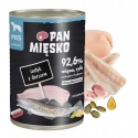PAN MIĘSKO Pan Mięsko Karma mokra dla psa Indyk z dorszem (dorosły) 400g PAN MIĘSKO Pan Mięsko Karma mokra dla psa Indyk z dorszem (dorosły) 400g