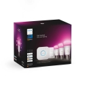 Philips Hue sākuma komplekts: tilts + 3 x E27 A60 RGBW 9W BT spuldze. Philips Hue sākuma komplekts: tilts + 3 x E27 A60 RGBW 9W BT spuldze.