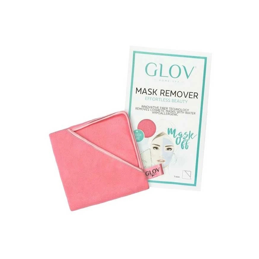 Glov Face Mask Removal Glove for Cleansing Cosmetic Masks Pink