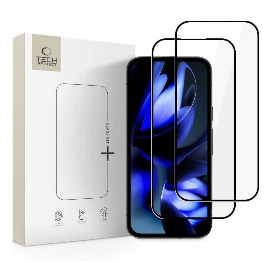 Tech-Protect Glass Fit+ 2-pack Pixel 9a/Pixel 10a Черный – 2