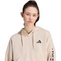Naiste adidas Seasonal Essentials Animal Print 3-Stripes täispika lukuga kapuutsiga sviiter sand värv KH1547 (L) Naiste adidas Seasonal Essentials Animal Print 3-Stripes täispika lukuga kapuutsiga sviiter sand värv KH1547 (L)