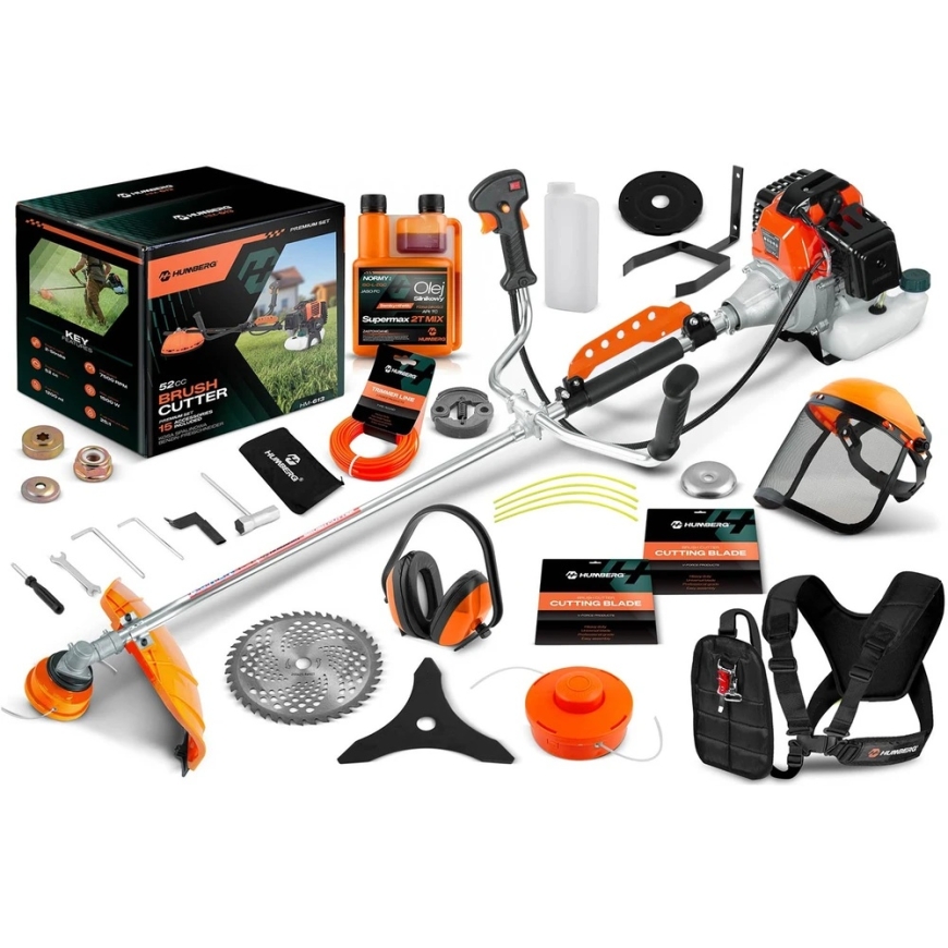zāli pļāvējs 55cc + eļļa Humberg HM-613 (JS-561310-561401Z) – 2