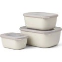Rosti Mepal Mepal Cirqula Multi-kulho-setti 3-kpl, pohjoinen valkoinen