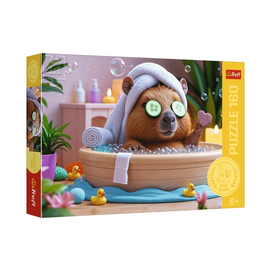 Trefl Puzzle 160 pcs - Capybara SPA center