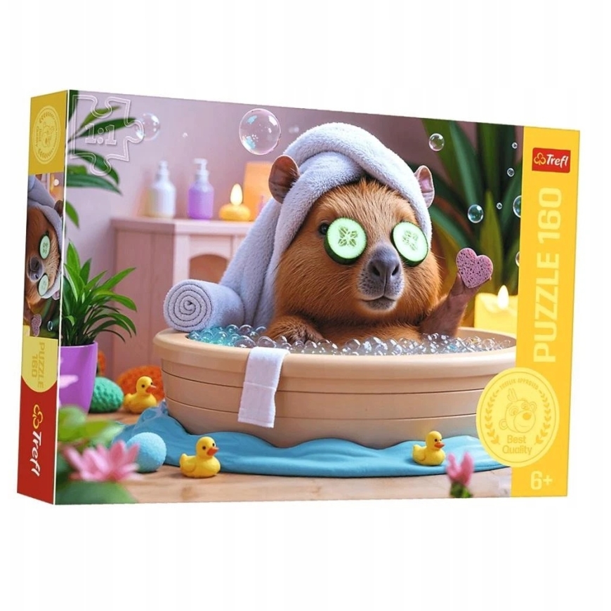 Trefl Dėlionė 160 vnt. - Kapibara SPA centre – 5