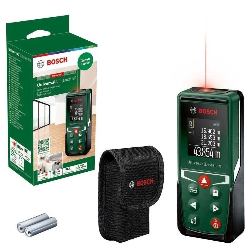 Bosch Lazerinis atstumų matuoklis Axon LASER DIST. METER UNIVERSALDISTANCE 50